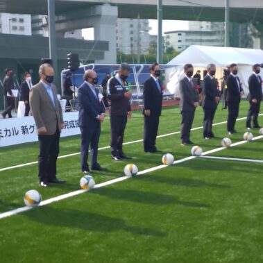 完成披露会　キックインセレモニー