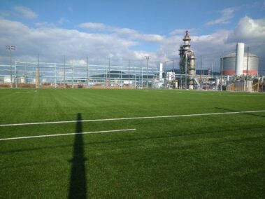 三菱ケミカル㈱様 完成グラウンド