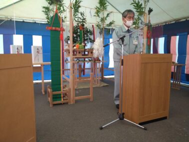 三菱ケミカル㈱様 竣工式にて