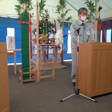 三菱ケミカル㈱様　竣工式にて